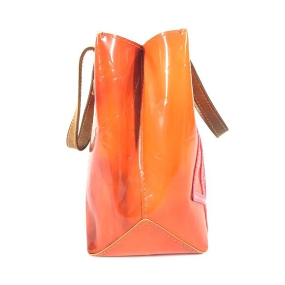 LOUIS VUITTON M91905 Lead PM Tote Bag Hand Bag Monogram Vernis - Picture 4 of 16